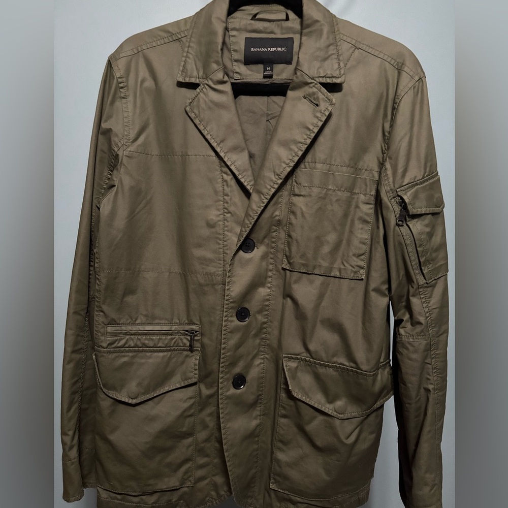 Banana Republic Men's Olive Field Jacket